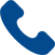Icone de téléphone bleu